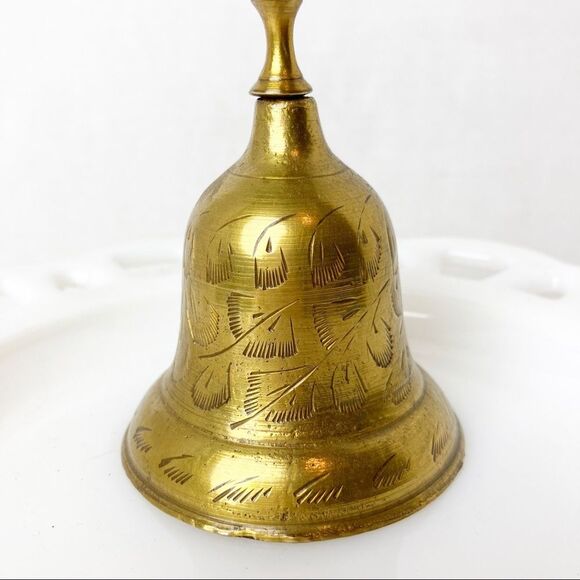 Etched brass bell - Picture 2 of 5